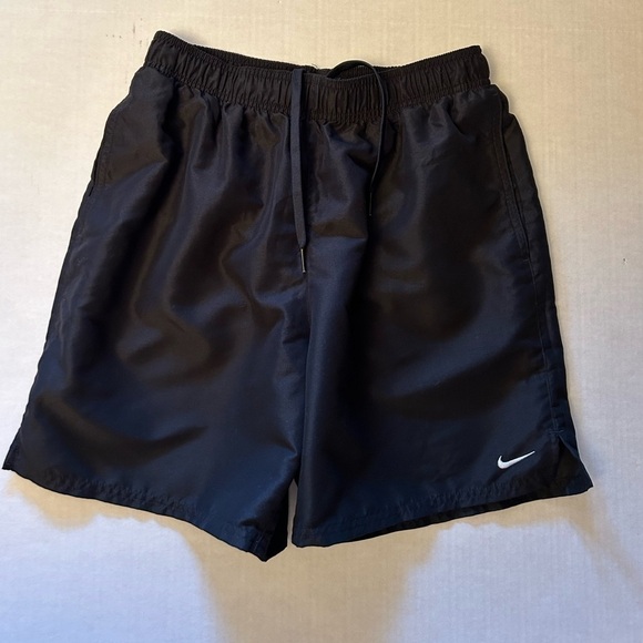 Nike mesh inner lining classic swim black shorts w/hand pockets Sz-M. Z15 - Picture 7 of 15